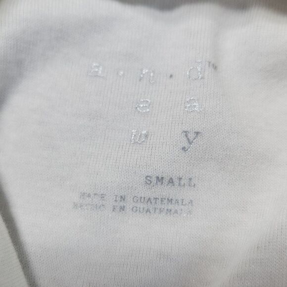 💜A New Day Cream Turtleneck Elbow Sleeve Top Small - Picture 10 of 11